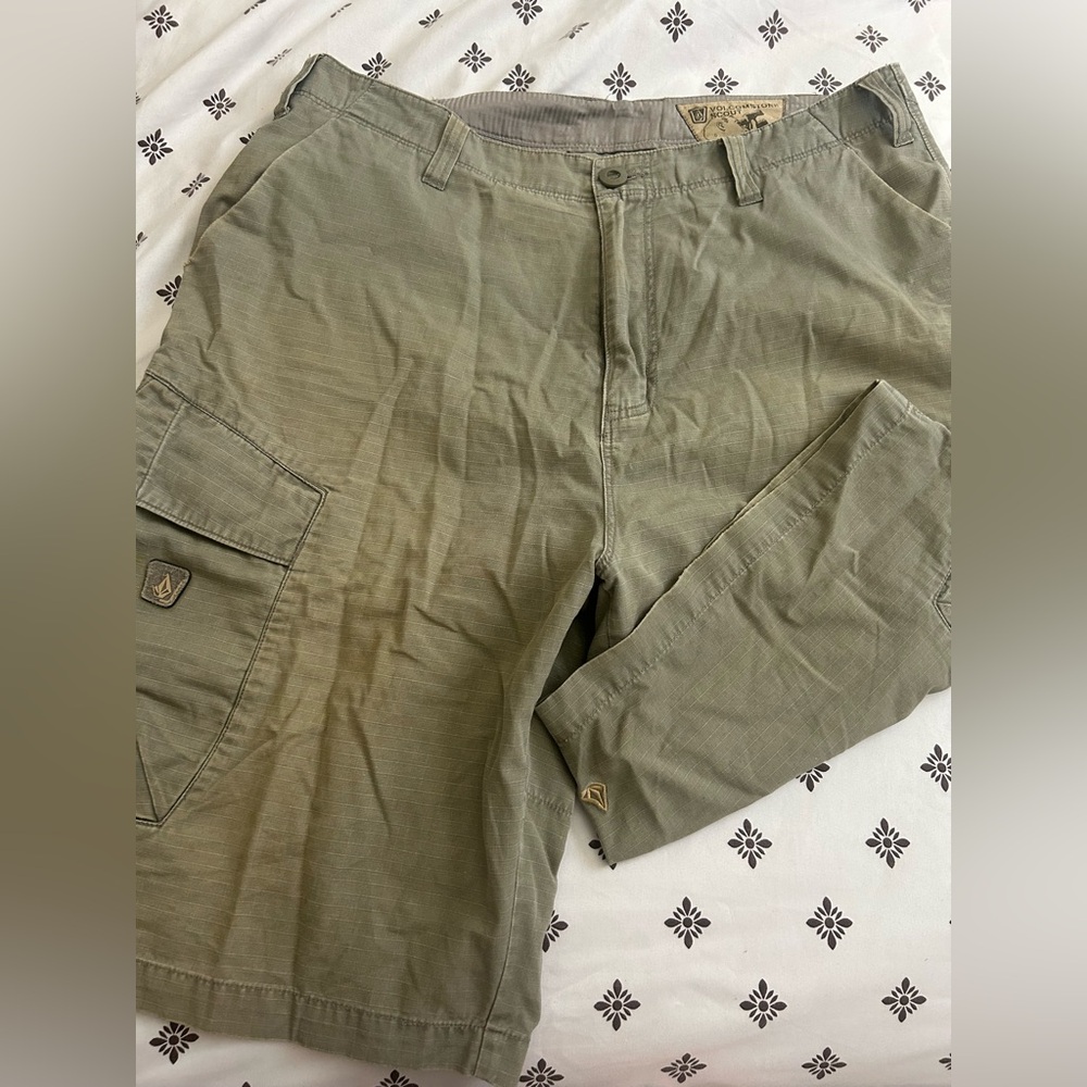 Volcom Men's Khaki Cargo Pants